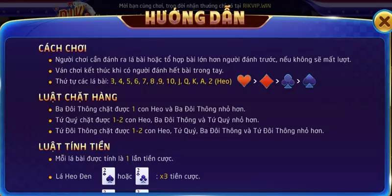 mẹo chơi tiến lên đếm lá 