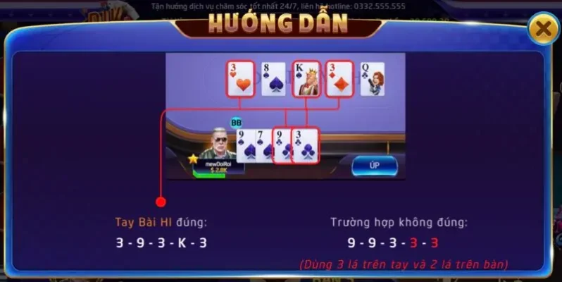 Vòng cược thứ 3 gọi là Turn