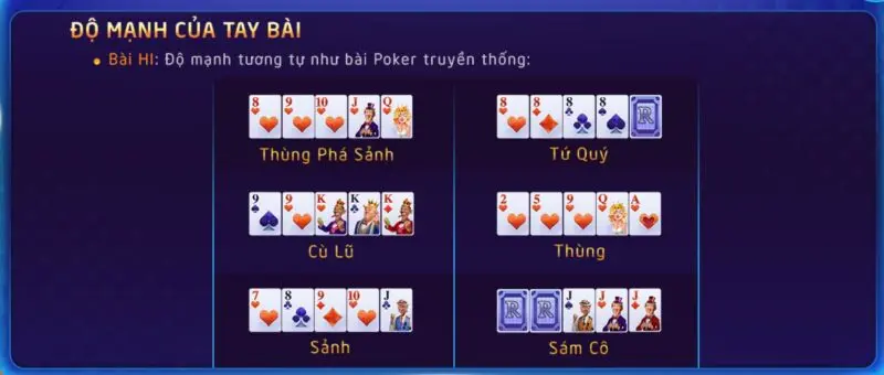 Thực hiện So bài gọi là Showdown