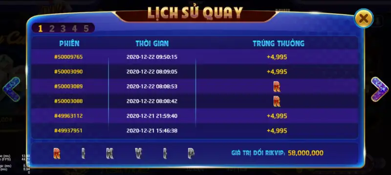 Cách chơi vòng quay may mắn tại cổng game Rikvip