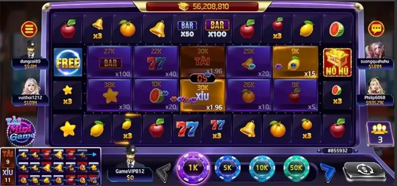 Các điểm mới lạ có trong game xèng hoa quả