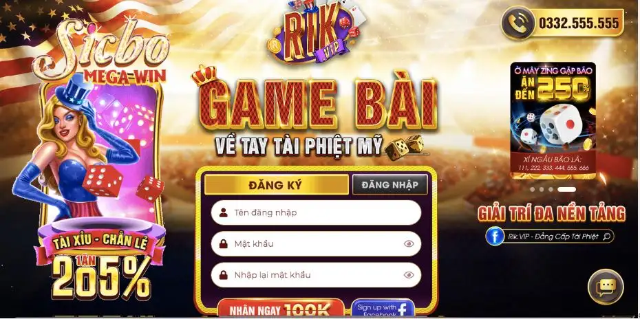 chơi game tại link vào Rikvip