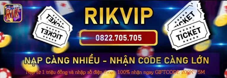 Một số khuyến mãi đặc sắc có mặt tại cổng game Rik vip