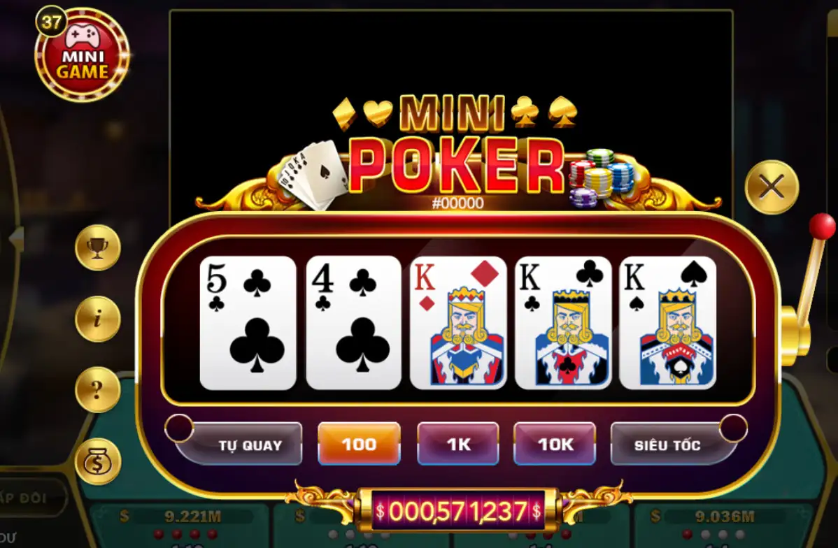 mini poker tại Rik