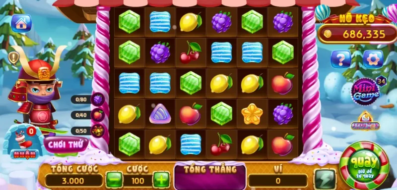 Khi tham gia chơi candy fruit tại cổng game Rikvip cần lưu ý đến nguồn vốn hiện có