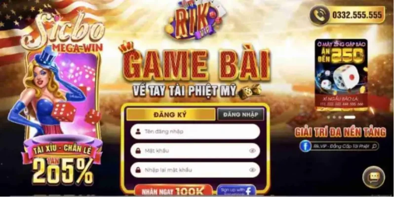 Các đặc điểm của Fanpage tại cổng game Rikvip