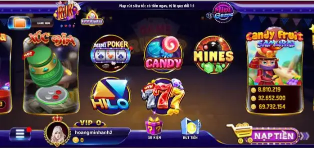 Giới thiệu về trò chơi Candy tại cổng game Rikvip