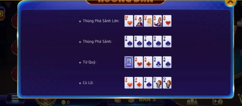 Anh em cần thực hiện so bài khi chơi Stud Poker để biết ai là người chiến thắng