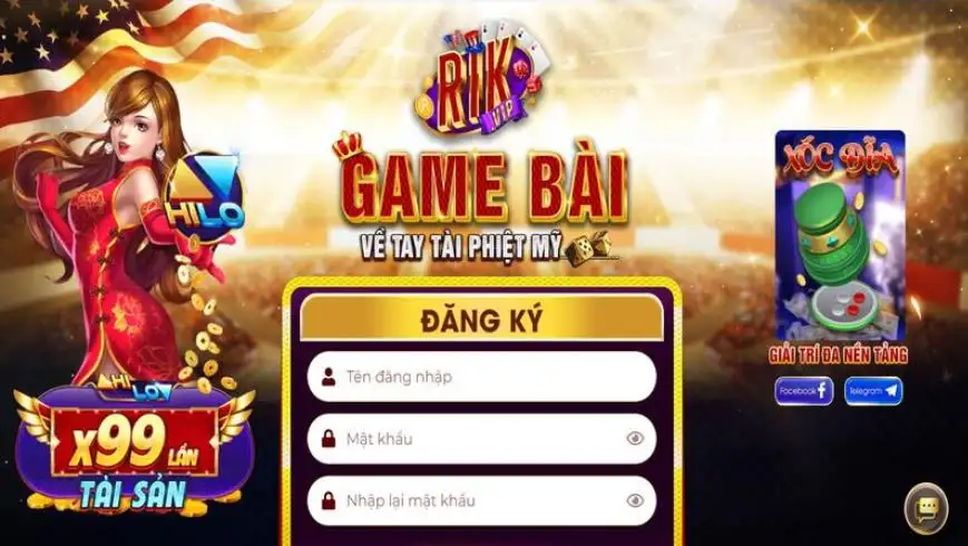 cổng game Rik vip