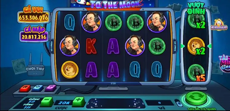 Luật săn hũ To the Moon tại cổng game Rikvip 